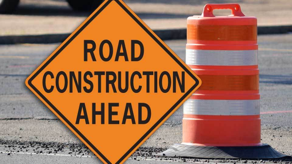 Road Construction Ahead Sign