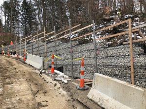 Project Image for West Bath Road Landslide Repair - Road Now Open