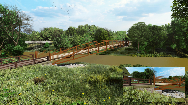 Image of CVNP Ped Bridge Drawing 1 title=