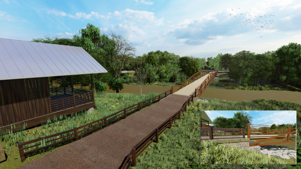 Image of CVNP Ped Bridge Drawing 2 title=