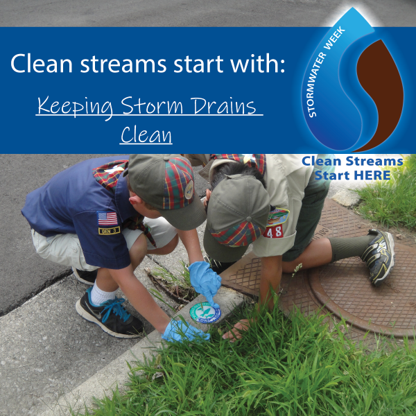 2021 Stormwater Awareness Week Storm Drains