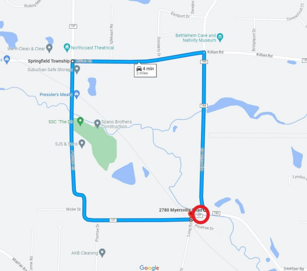 Pressler Road Bridge Closure Detour Route