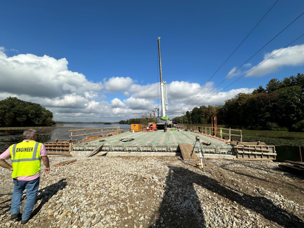 Image of Christman Road Bridge Beams title=