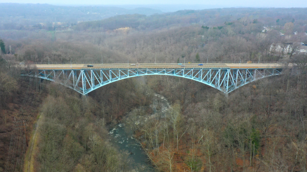 The High Level Bridge By Drone