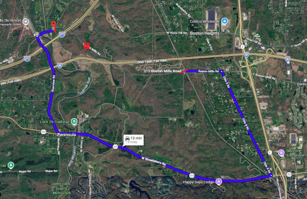 Boston Mills Road 3 Day Closure