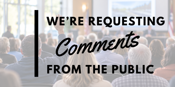 Public Comment Banner